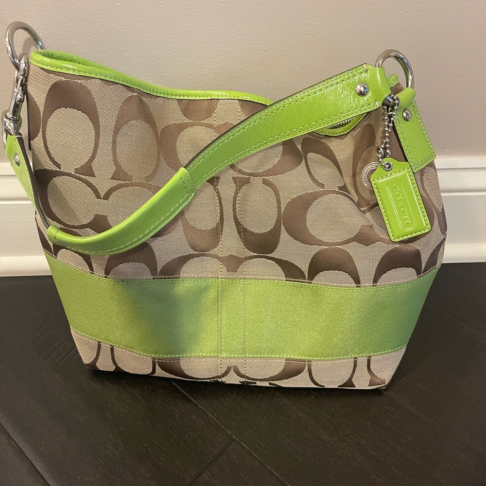 Coach purse and matching wallet